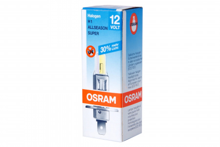 А/лампа H1 (55) P14.5s+30% Allseason Super 12V Osram/10/100 HIT