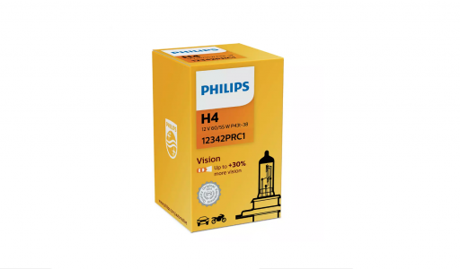 PHILIPS а/лампа H4 (60/55) P43t-38+30% PREMIUM 12V 10/100 HIT