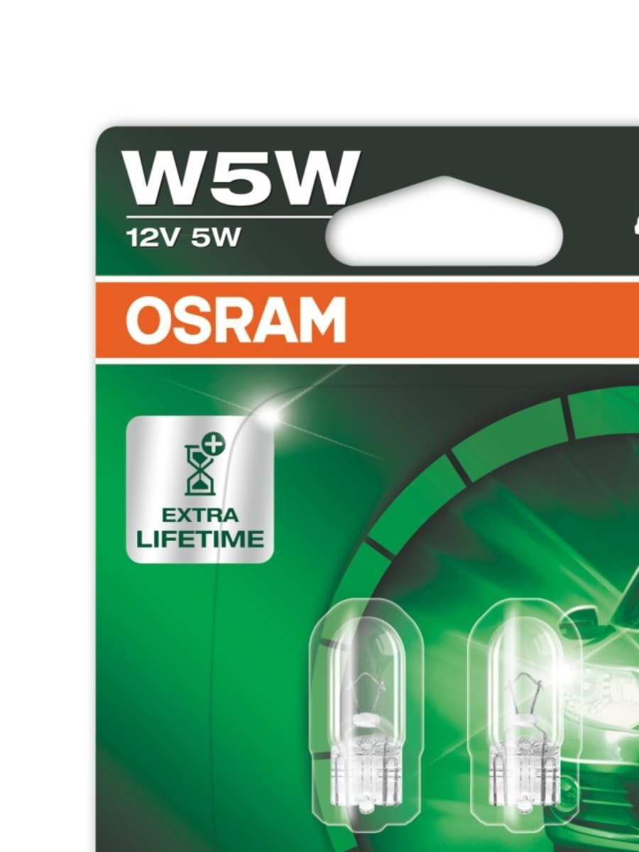 Лампа W5W 12V 5W W2.1x9.5d ULTRA LIFE Osram