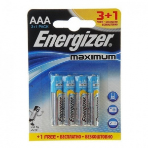 Батарейка Energizer  LR03-4BL (3+1) MAX (48)