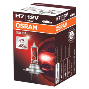 OSRAM а/лампа H7 (55) PX26d+30% SUPER 12V 10/100 NEW