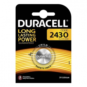 Батарейка Duracell CR2430/1BL (10/100)